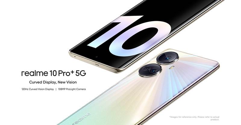 Edge Display (Layar Lengkung) RealMe 10 Pro+ 5G, Sudah Ready Stok di Indonesia Edge Display (Layar Lengkung) RealMe 10 Pro+ 5G, Sudah Ready Stok di Indonesia